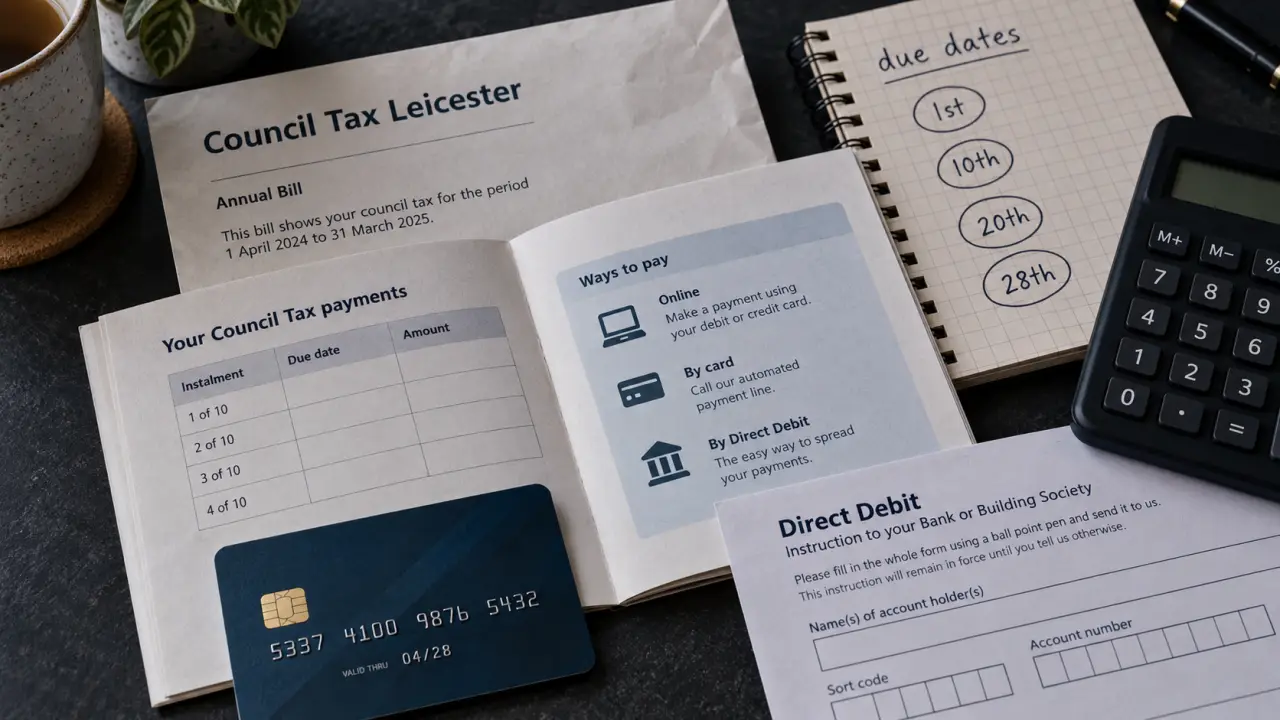 Council tax leicester bill with payment due dates