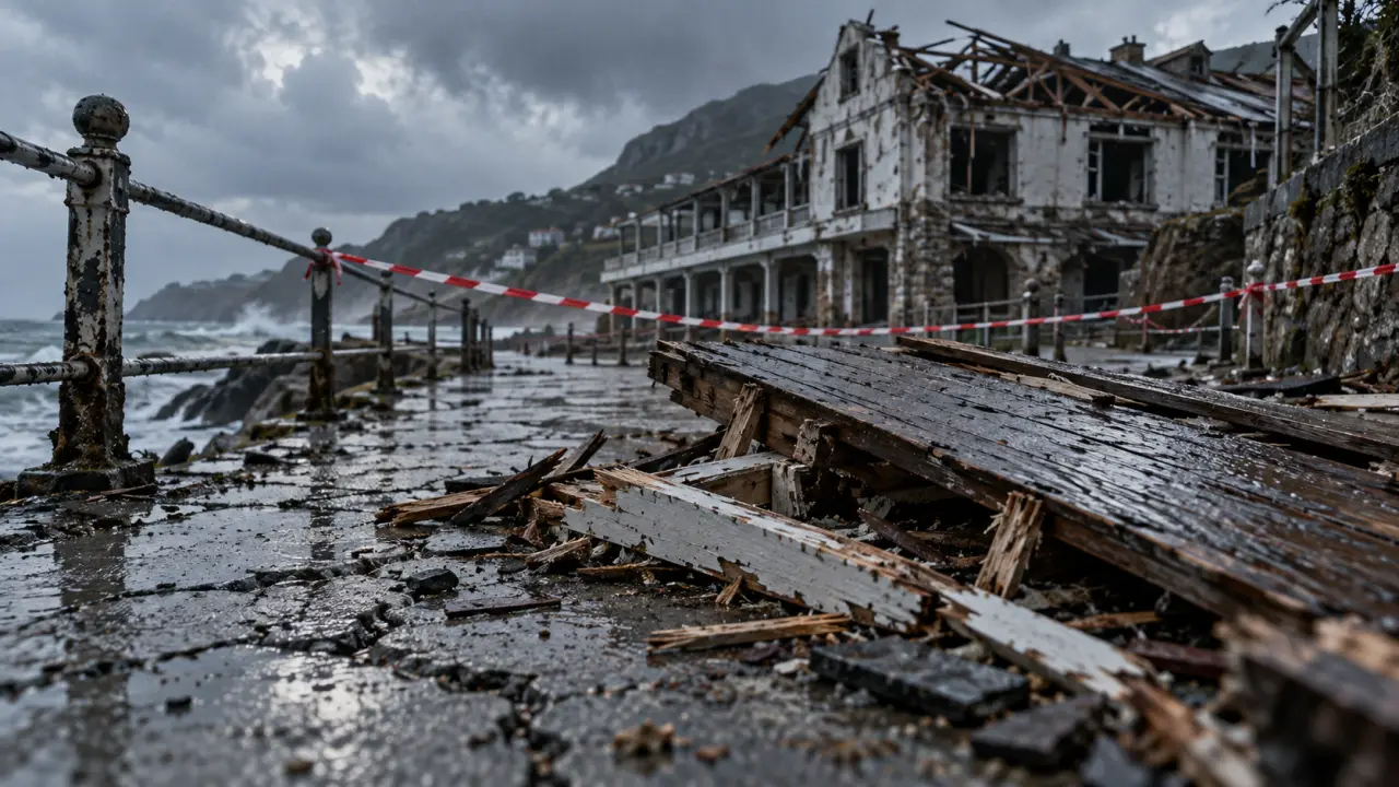 Frog Island footpath and cycle path closed after roof debris falls
