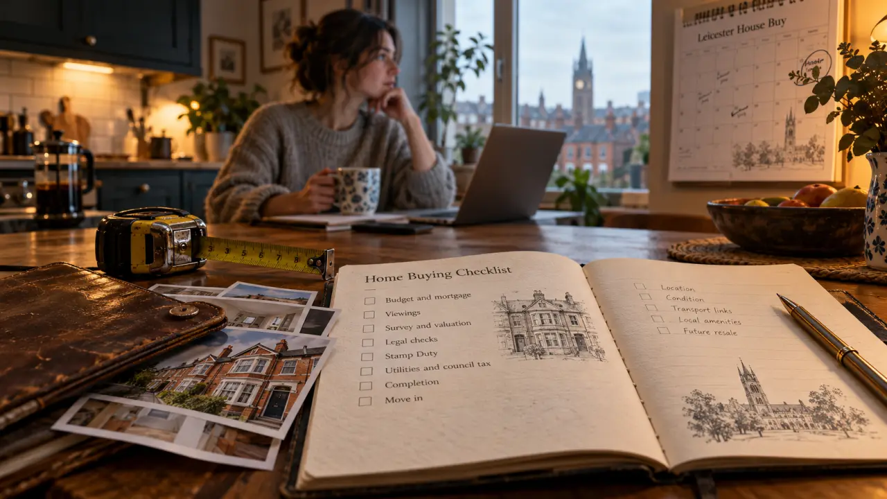 House to sell Leicester: buyer checklist, photos and property viewing priorities