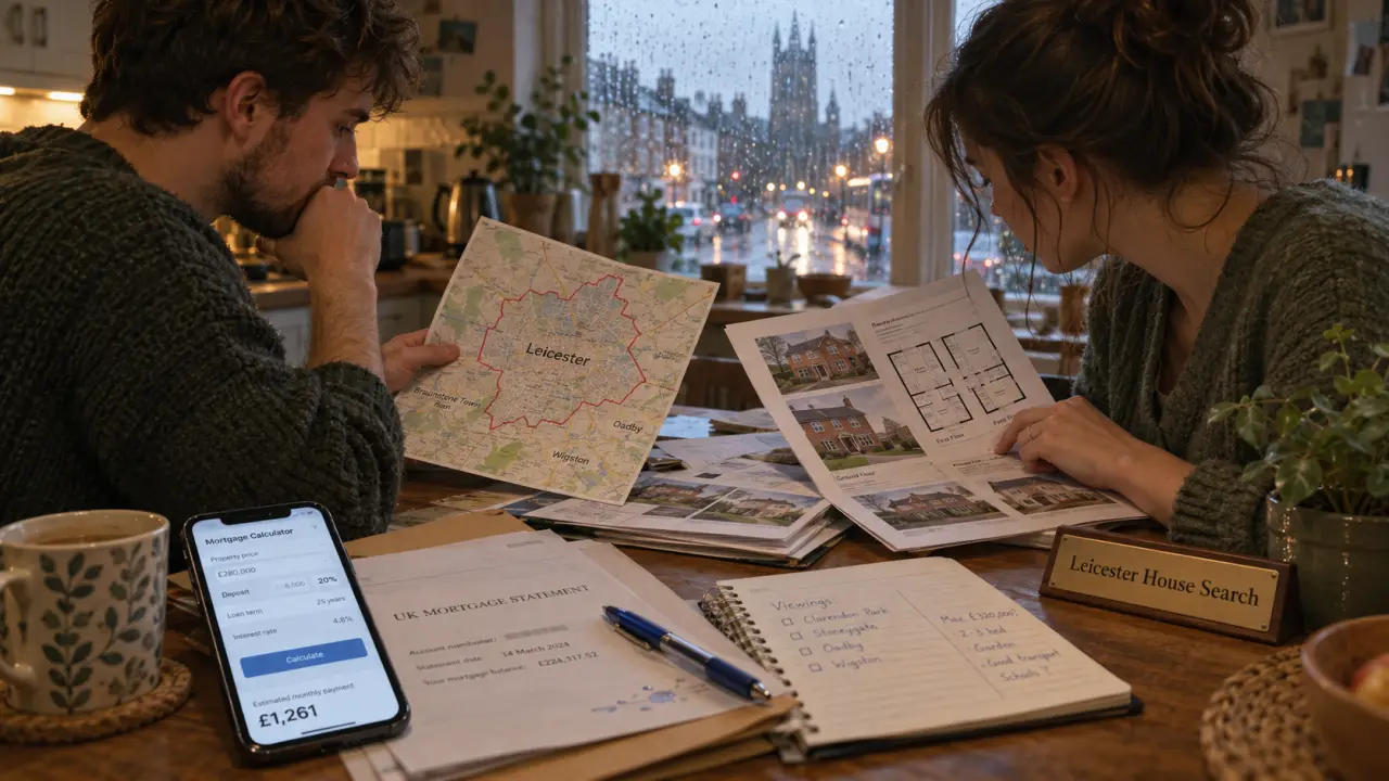 houses for sale leicester couple comparing home listings